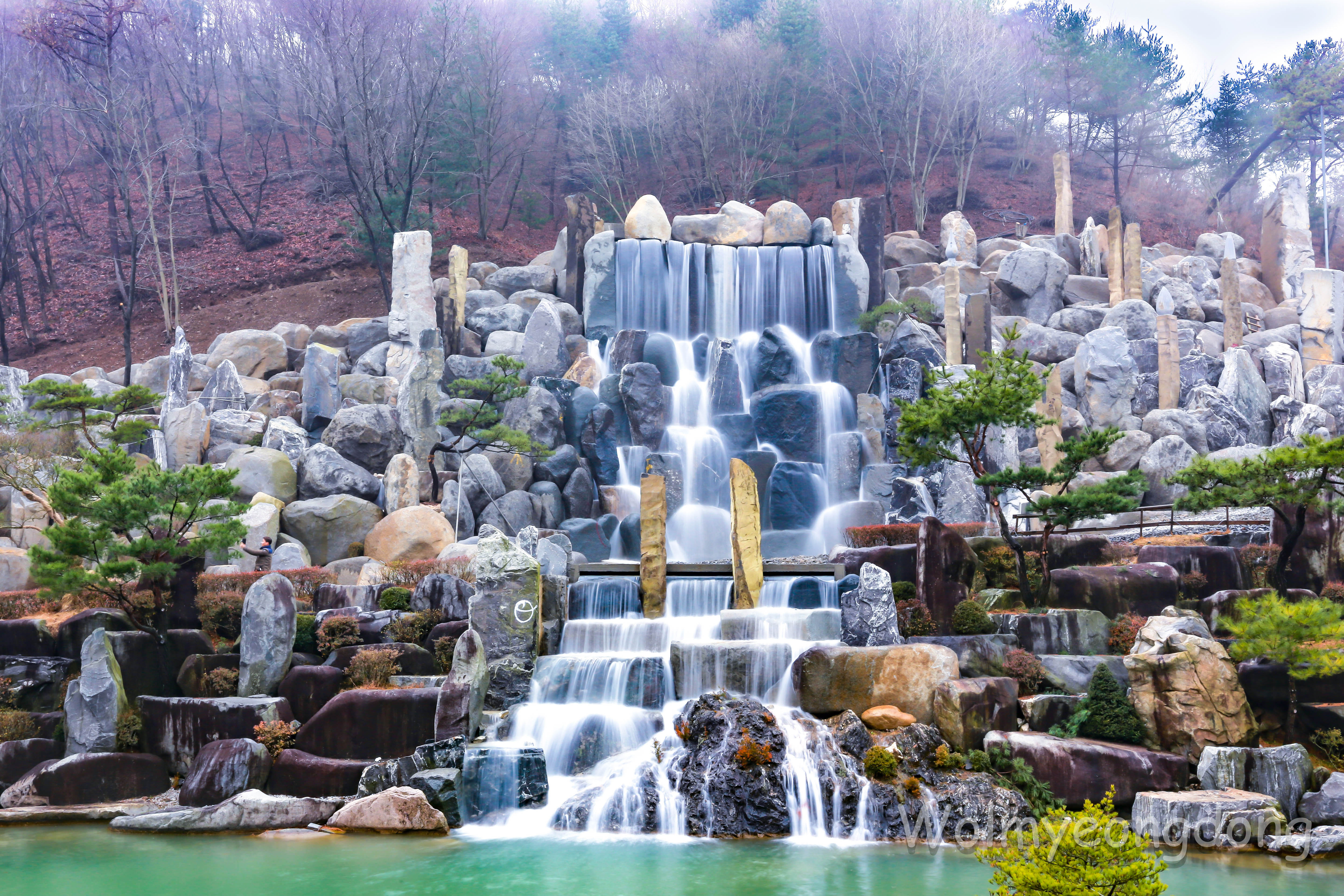 Wolmyeongdong waterfall view 2